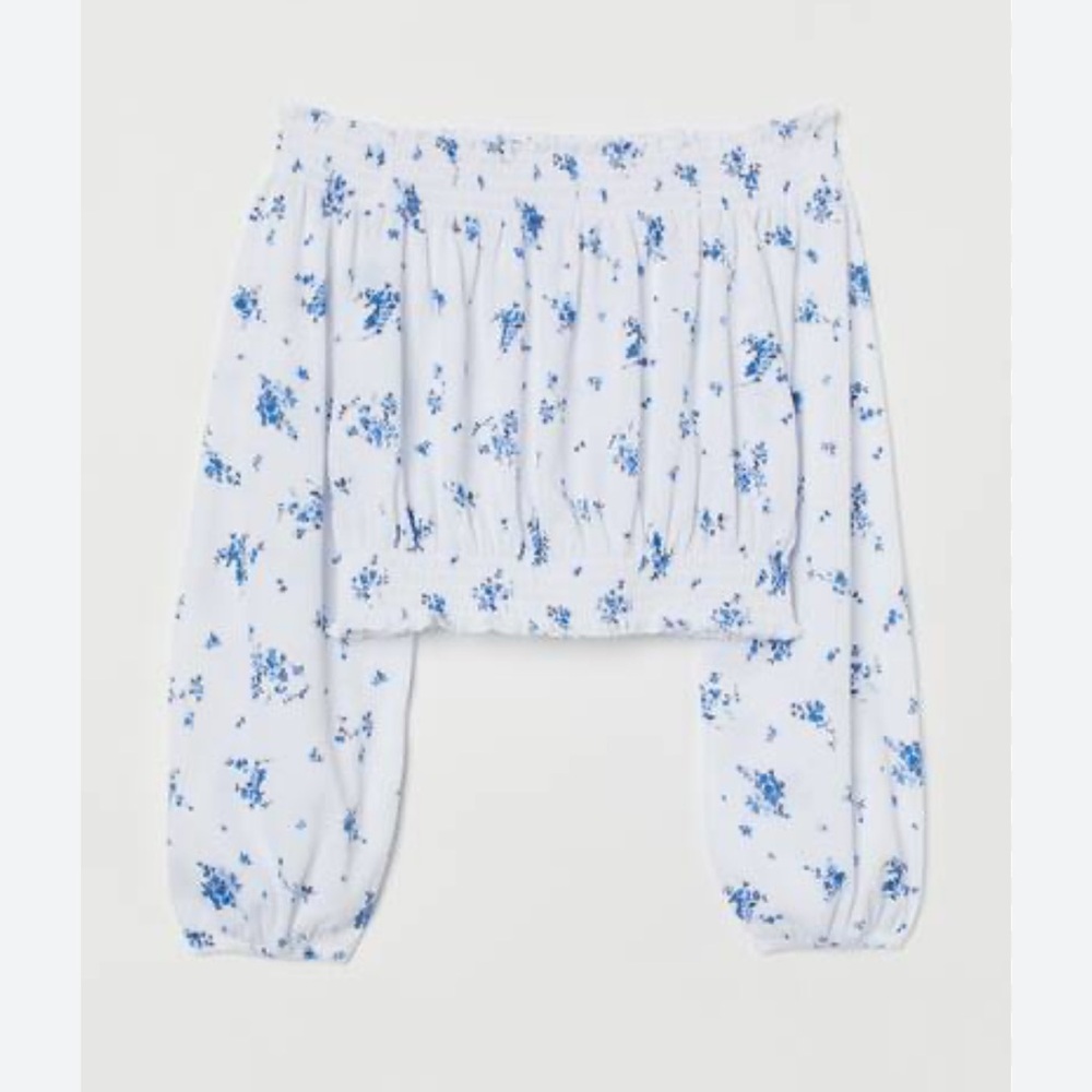 HM -Off The Shoulder Floral Top